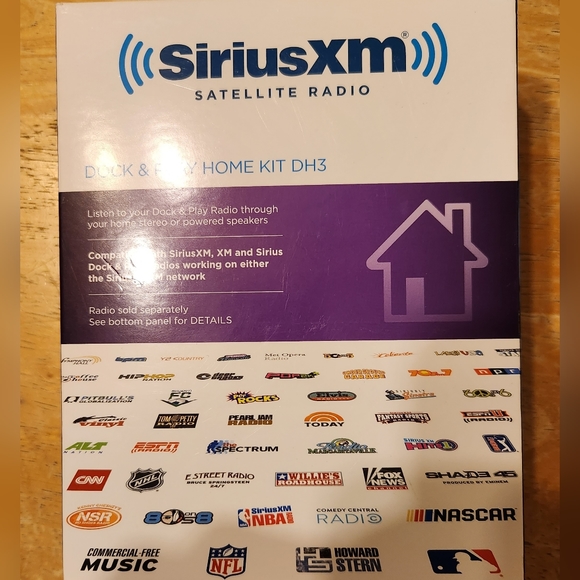 NEW Sirius XM SXDH3 Dock and Play Home Kit NEW SEALED ITEMS - Picture 1 of 7